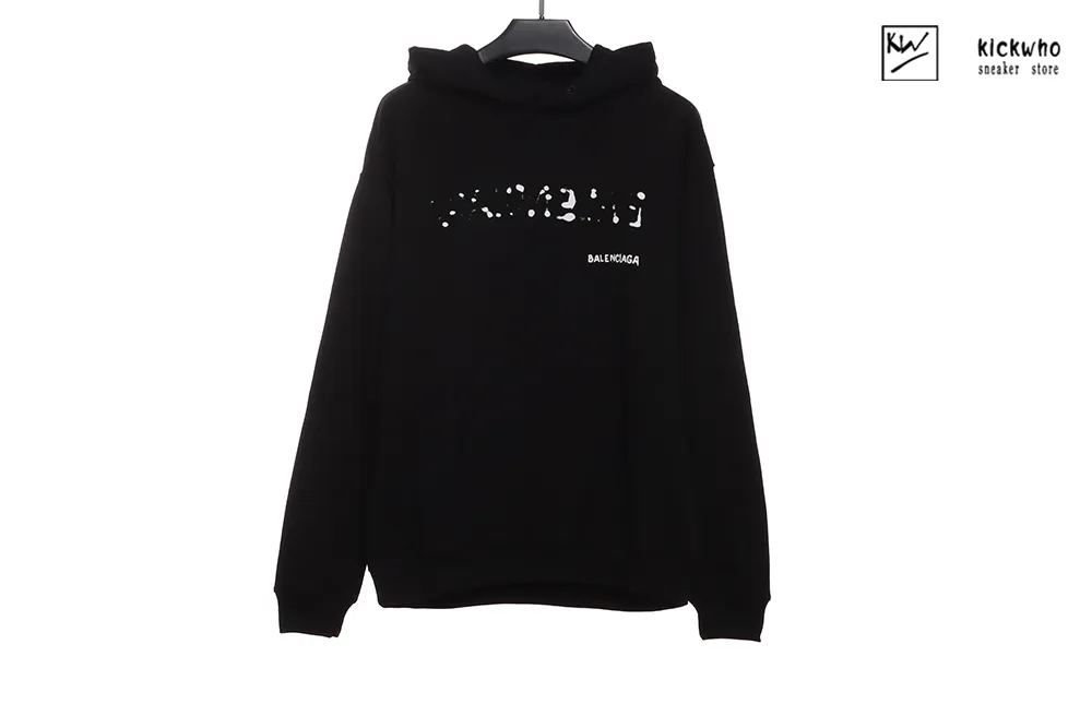 Ba*len*cia*ga incomplete letter hoodie