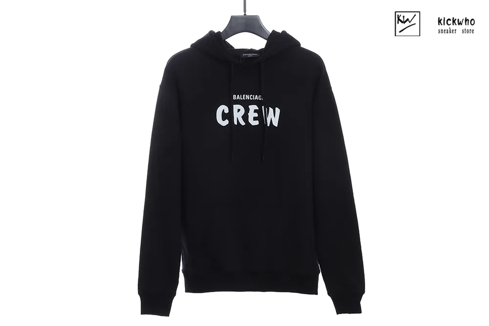 Ba*len*cia*ga crew printing hoodie