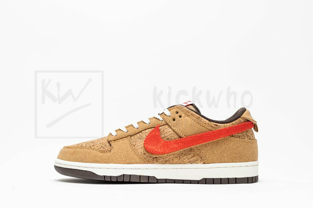 clot x dunk low sp cork