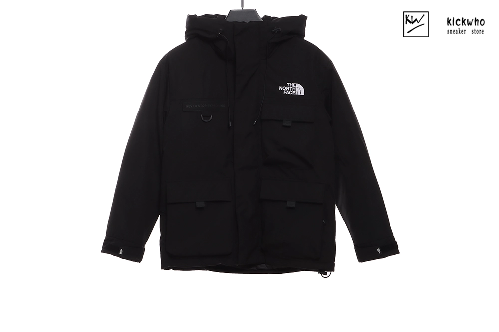 t*f never stop exploring coat black