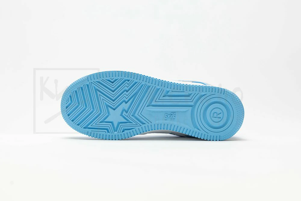 a bathing ape bape sta low blue