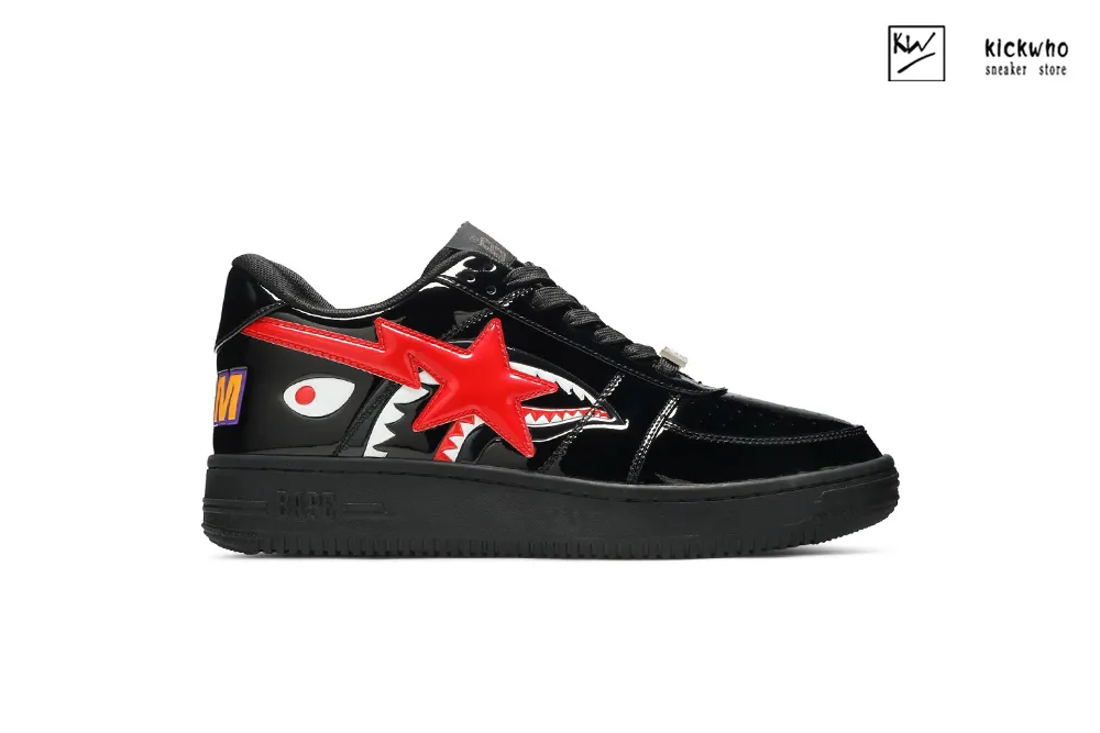 bapesta low m2 shark F**e - black
