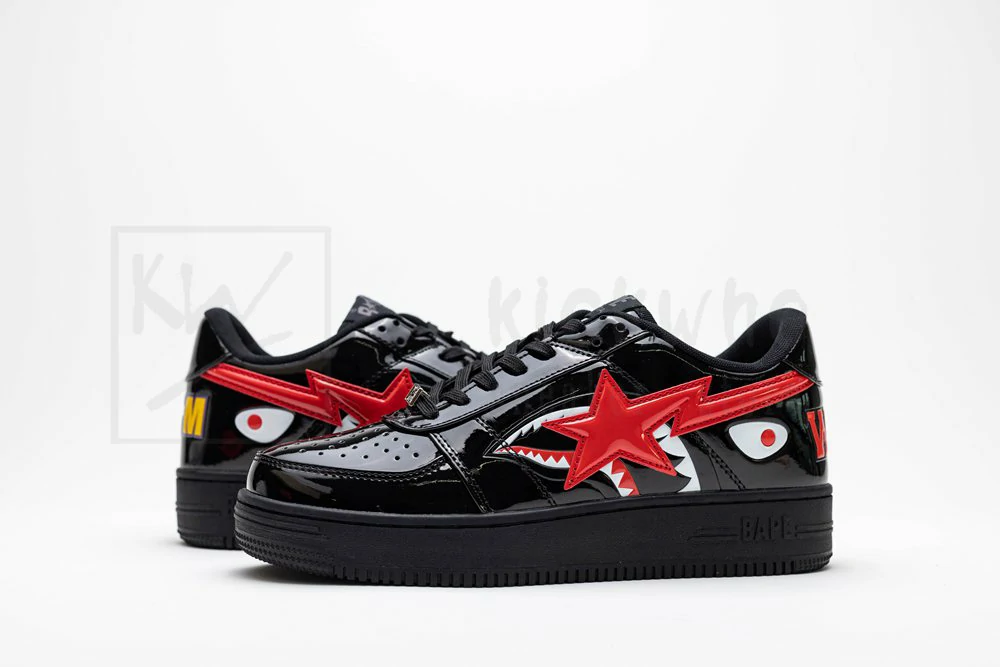 bapesta low m2 shark F**e - black
