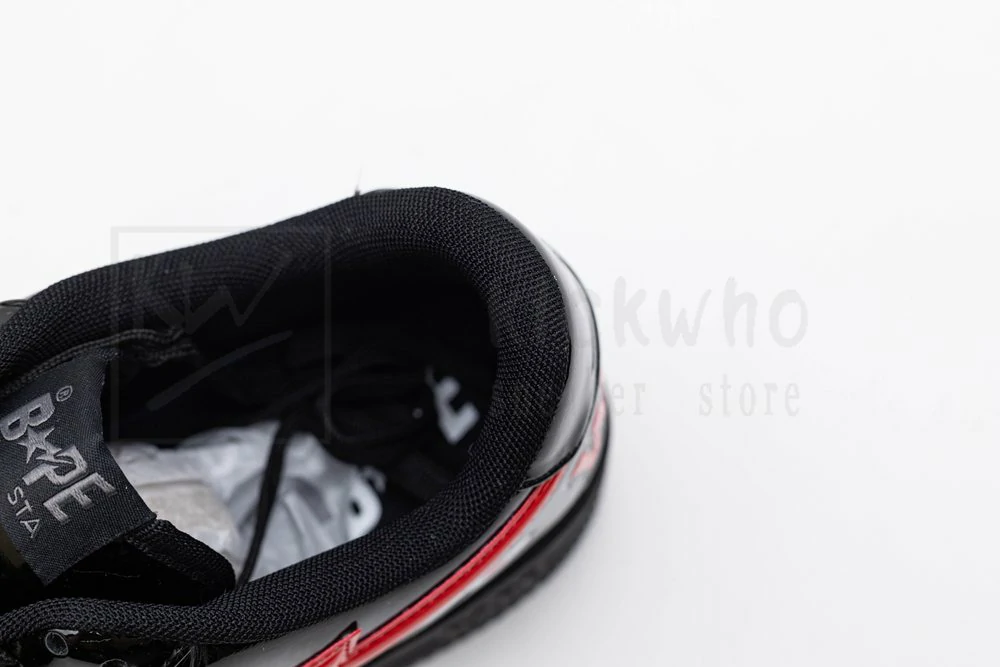 bapesta low m2 shark F**e - black