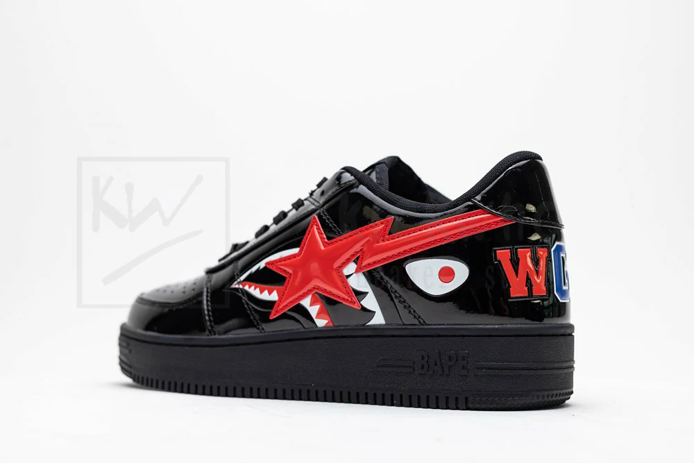 bapesta low m2 shark F**e - black