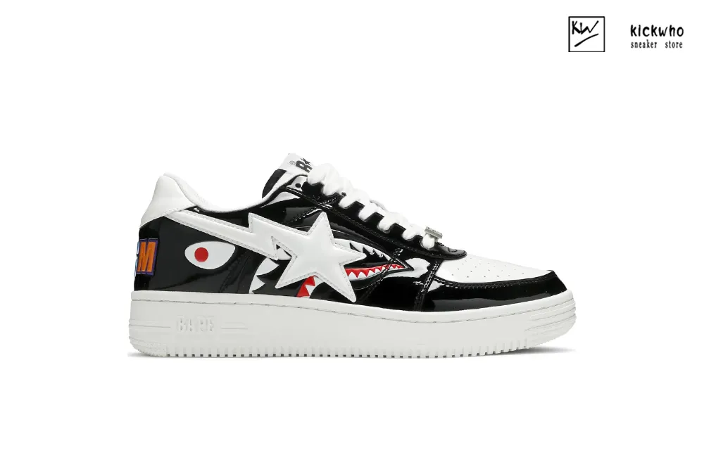 bapesta low m1 shark F**e - black