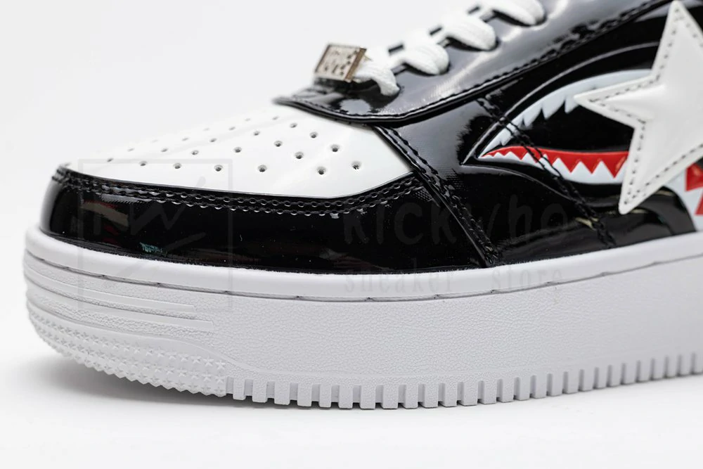 bapesta low m1 shark F**e - black