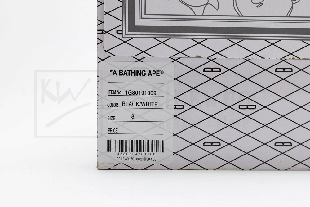 bapesta low m1 shark F**e - black