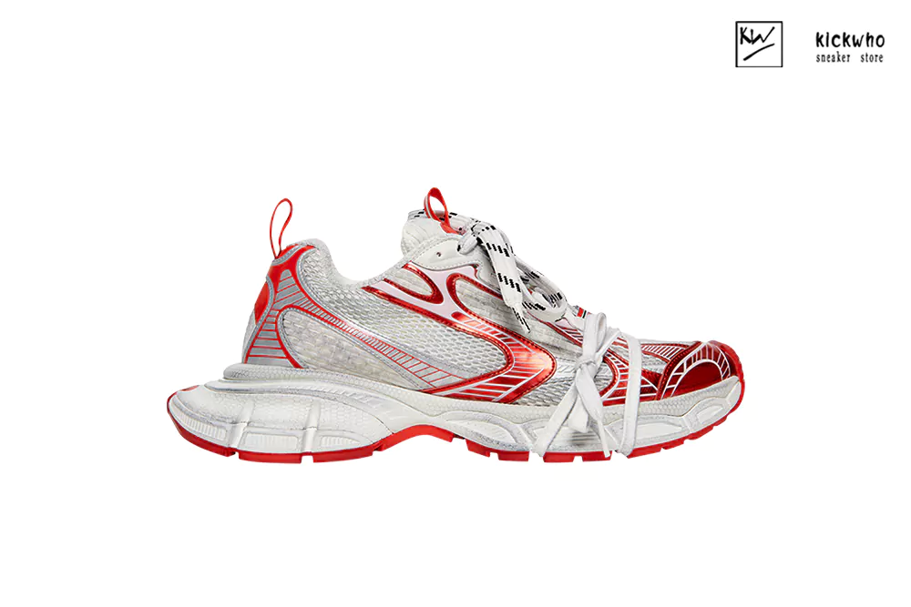 Ba*len*cia*ga 3xl sneaker ''worn-out - white red''