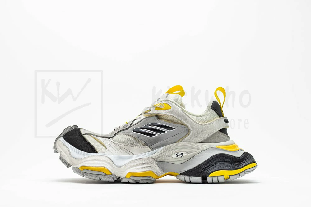 Ba*len*cia*ga cargo sneakers grey yellow