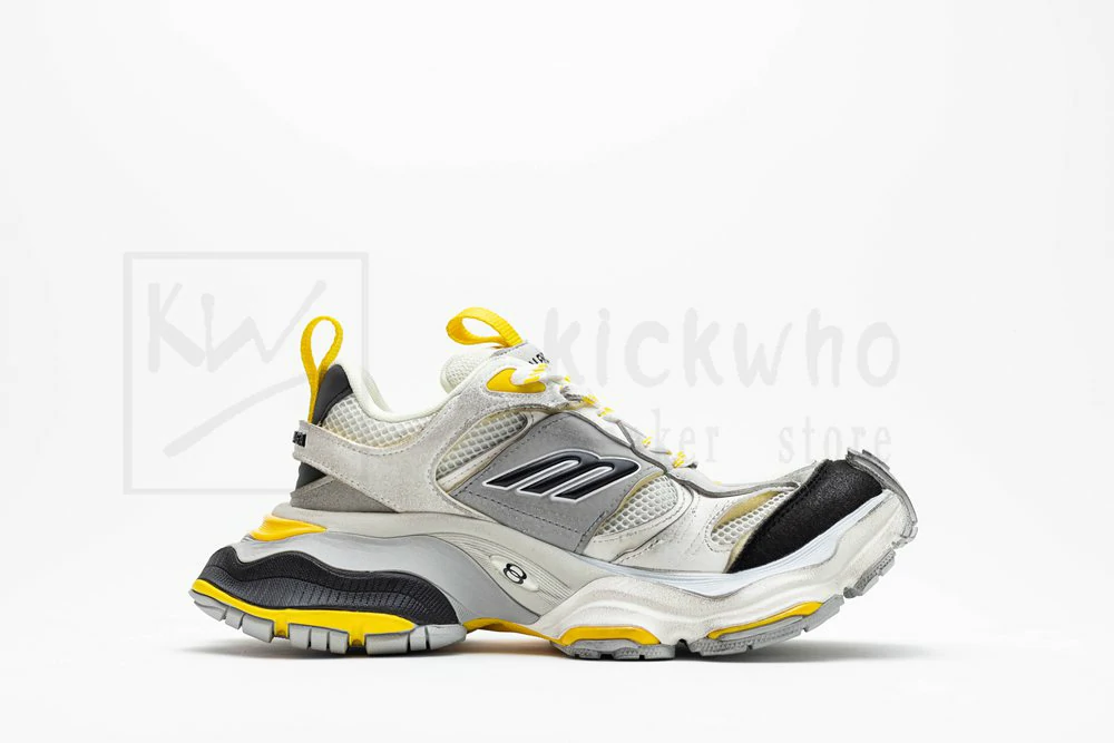 Ba*len*cia*ga cargo sneakers grey yellow