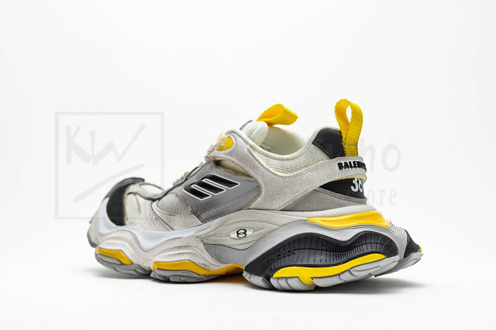 Ba*len*cia*ga cargo sneakers grey yellow