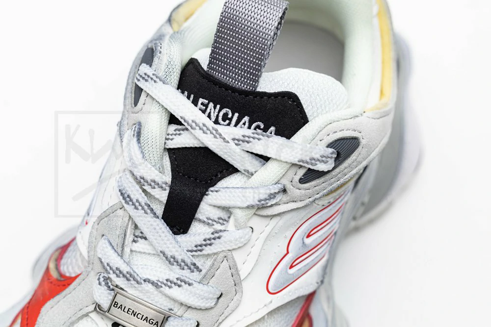 Ba*len*cia*ga cargo sneakers silvery red