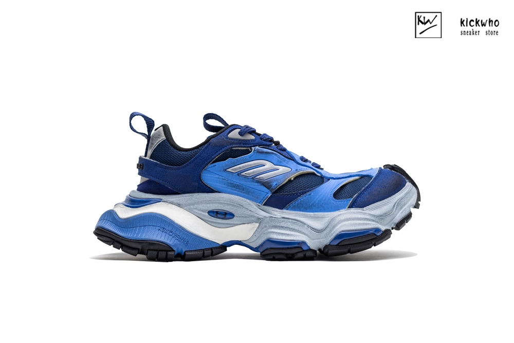 Ba*len*cia*ga cargo sneakers blue white