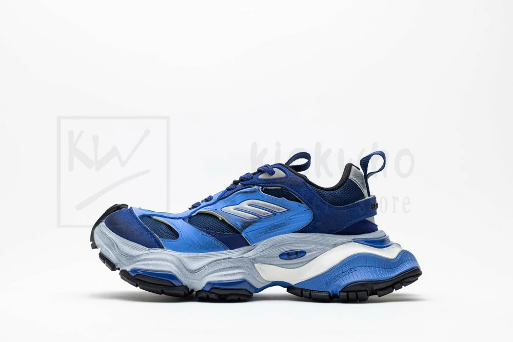 Ba*len*cia*ga cargo sneakers blue white