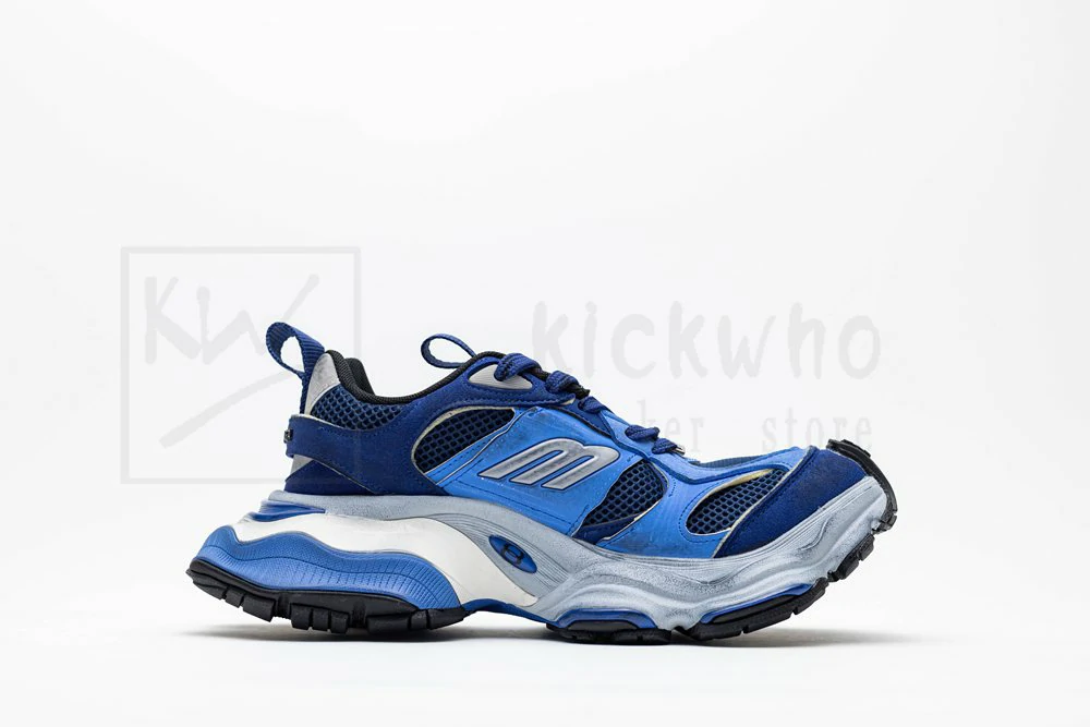 Ba*len*cia*ga cargo sneakers blue white