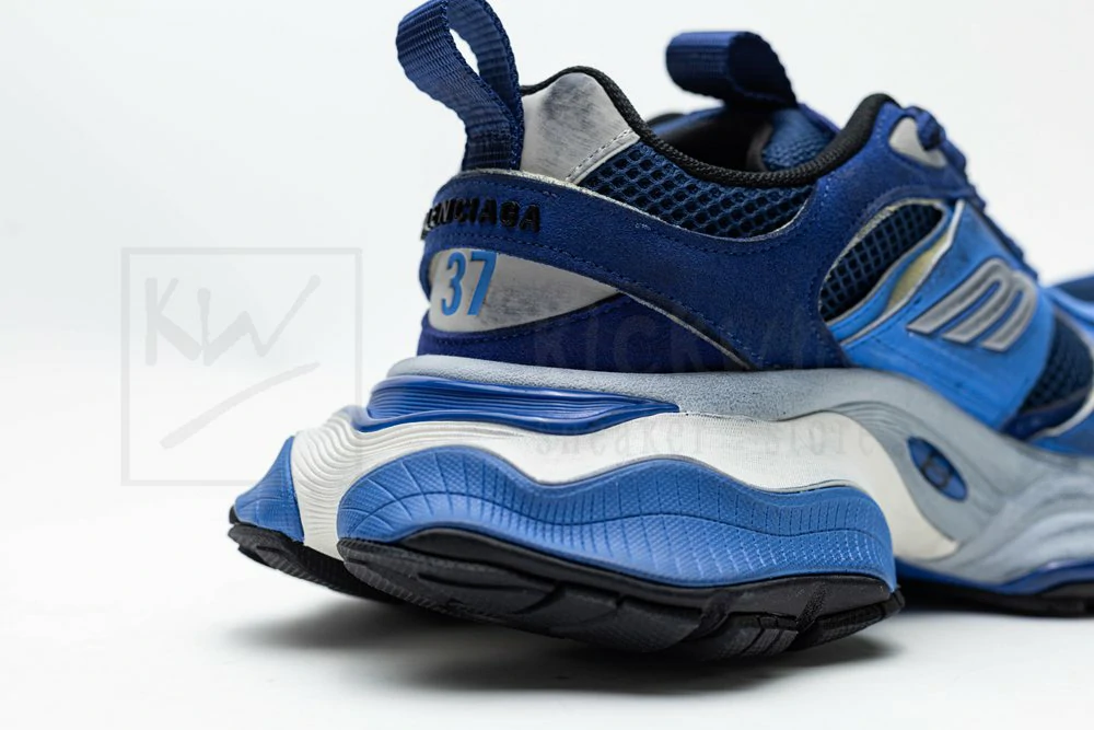 Ba*len*cia*ga cargo sneakers blue white