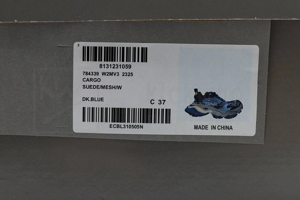 Ba*len*cia*ga cargo sneakers blue white