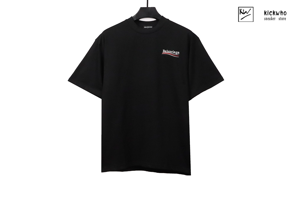 Ba*len*cia*ga cola embroidery t-shirt black