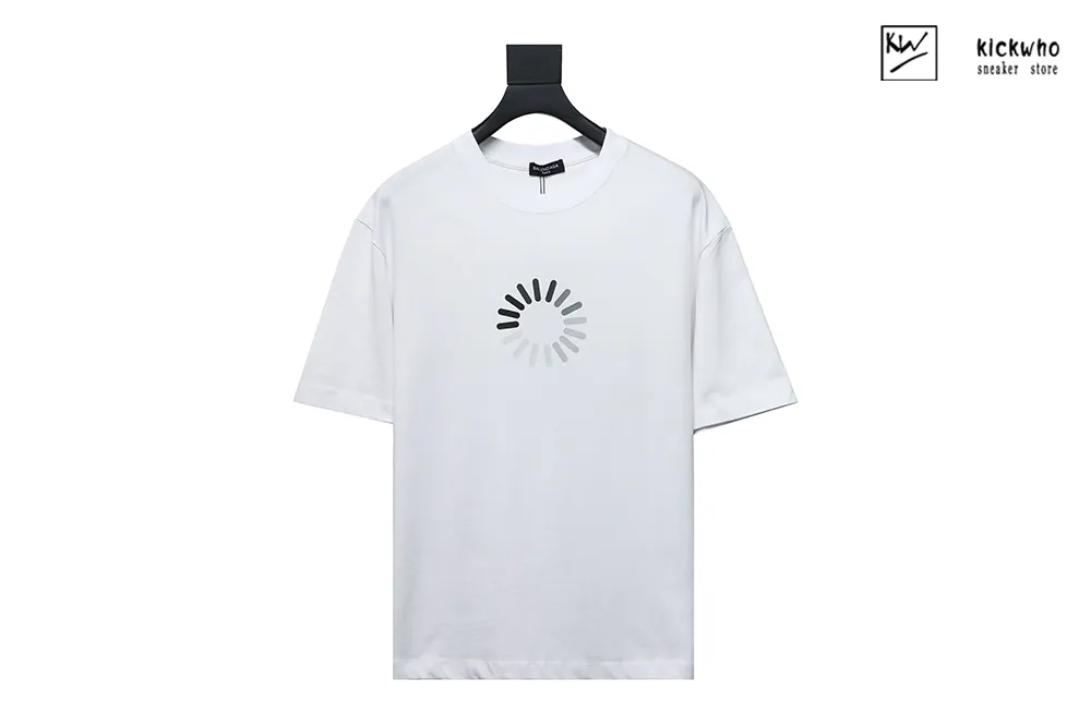 Ba*len*cia*ga network loading t-shirt white