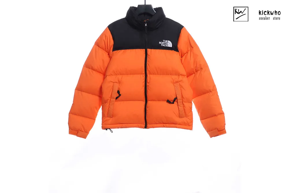 the n0*h F**e 96 basic down coat orange