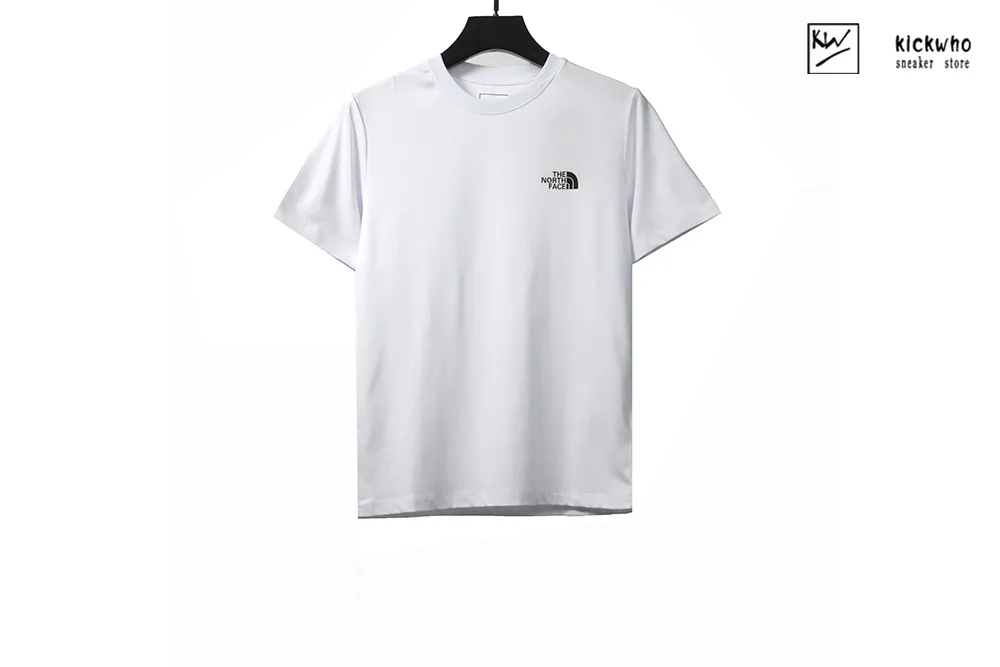 t*f minimalist logo t-shirt white