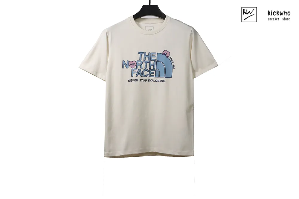 t*f graffiti love t-shirt beige