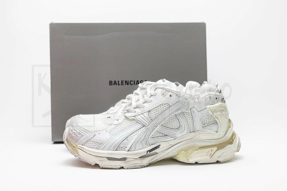 Ba*len*cia*ga runner sneaker white