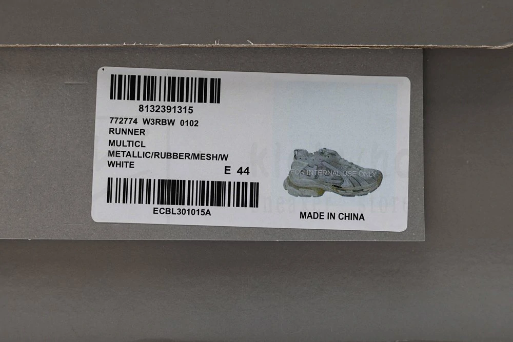 Ba*len*cia*ga runner sneaker white