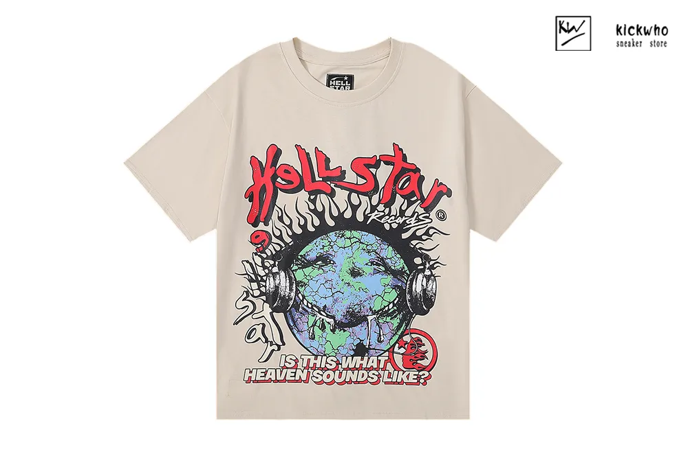 H*lst*r flame earth t-shirt beige