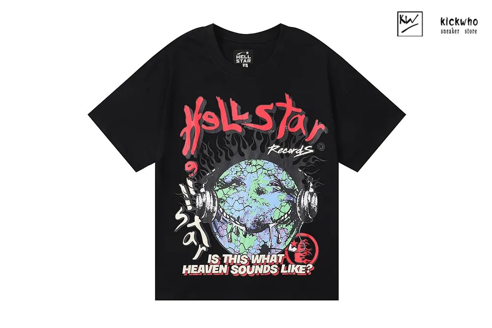 H*lst*r flame earth t-shirt black