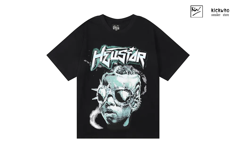 H*lst*r future creative glasses t-shirt black