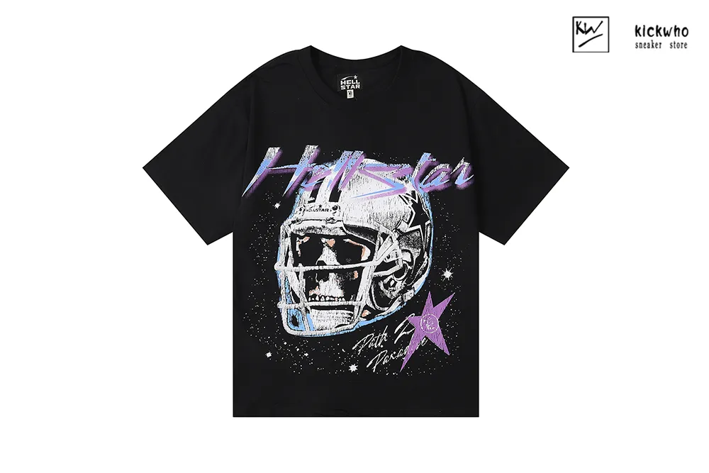 H*lst*r skull helmet t-shirt black