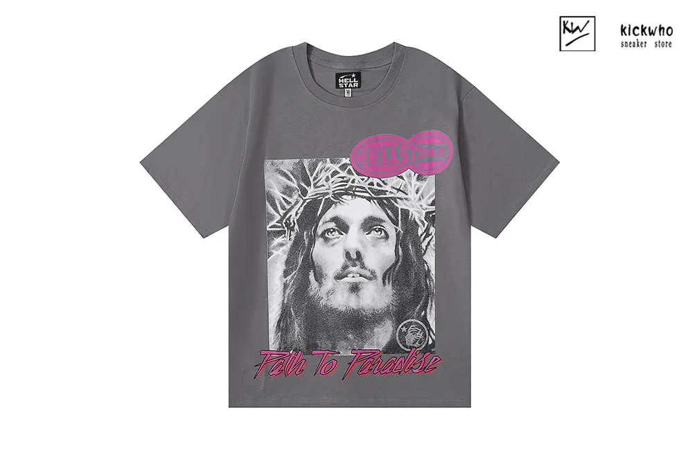 H*lst*r wwhd god t-shirt grey