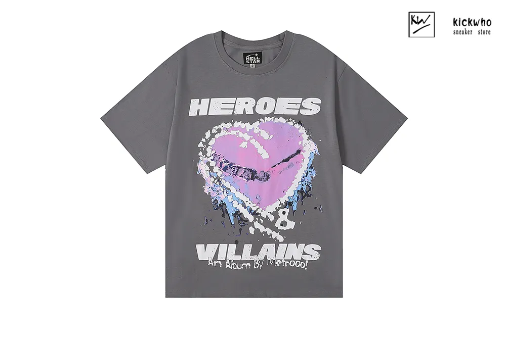 H*lst*r love t-shirt grey