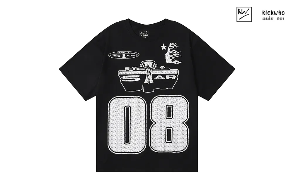 H*lst*r 08 cross t-shirt black
