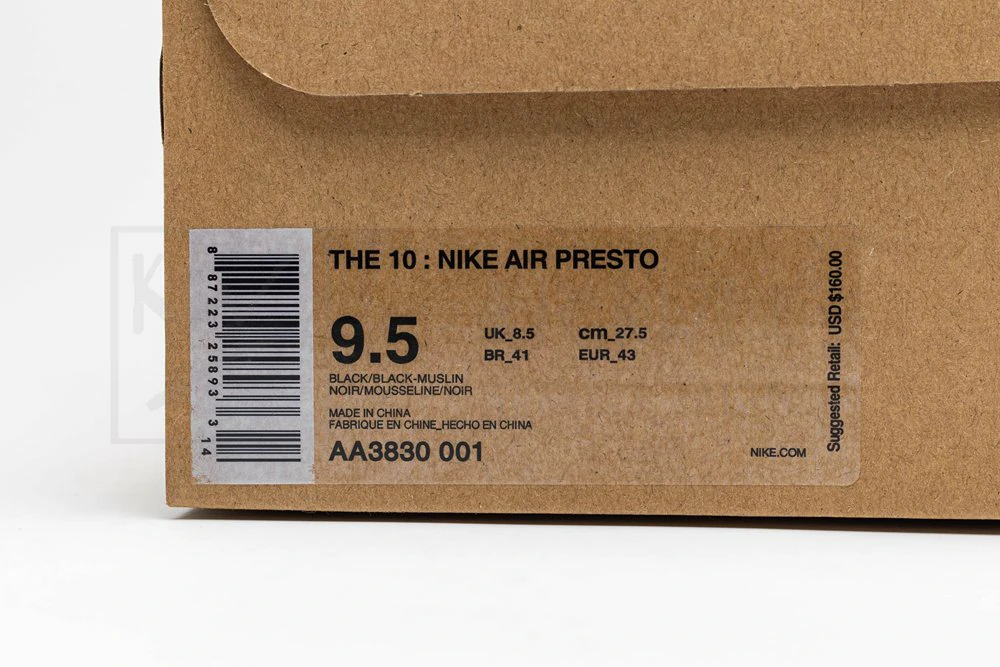 off-white x air presto