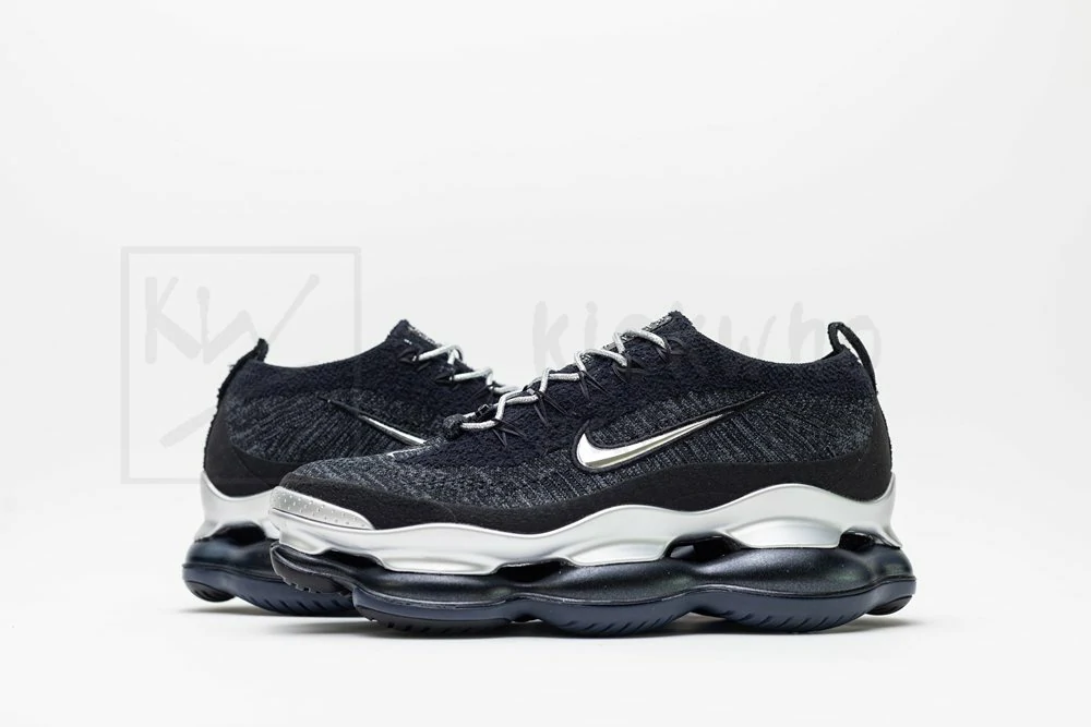 air vapormax flyknit black silver