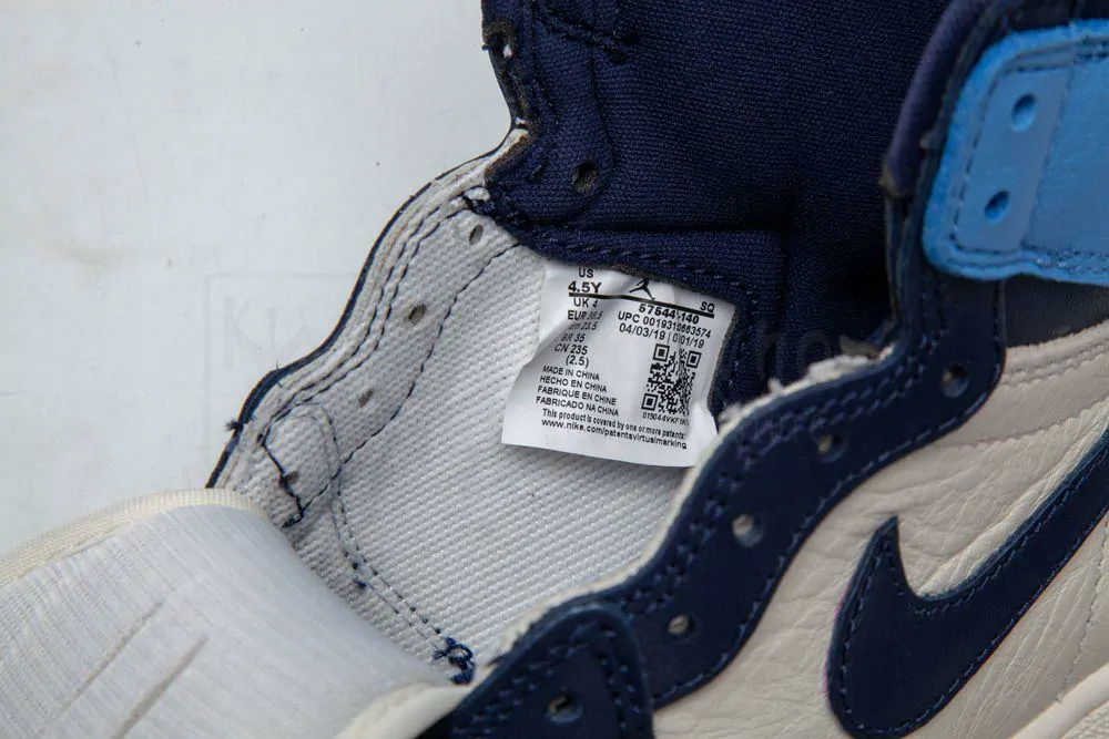 air jordan 1 retro high og obsidian gs 575441 140