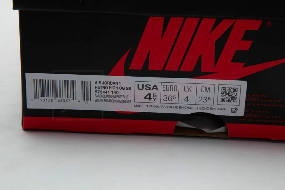 air jordan 1 retro high og obsidian gs 575441 140