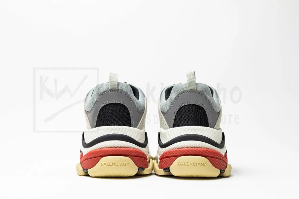 Ba*len*cia*ga triple s trainer black and silver 512175 w09o3 1081
