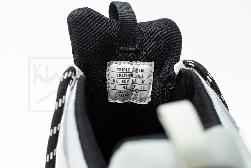 Ba*len*cia*ga triple s trainer black and silver 512175 w09o3 1081