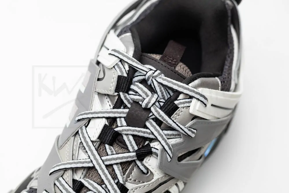 Ba*len*cia*ga track trainer grey white with led