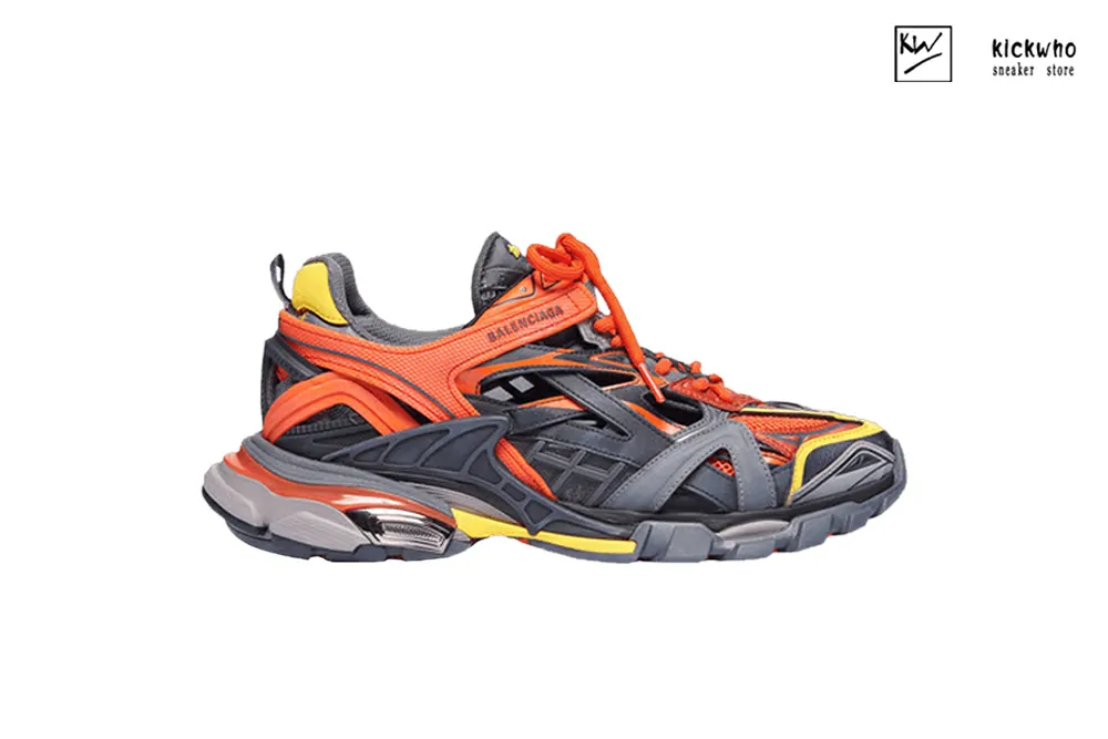 Ba*len*cia*ga track 2 trainer ''orange black'' 568614 w2gn3 7560