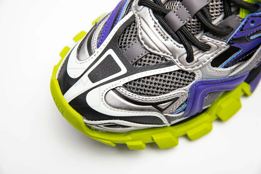 Ba*len*cia*ga track 2 trainer purple yellow 568615 w2gn3 5164
