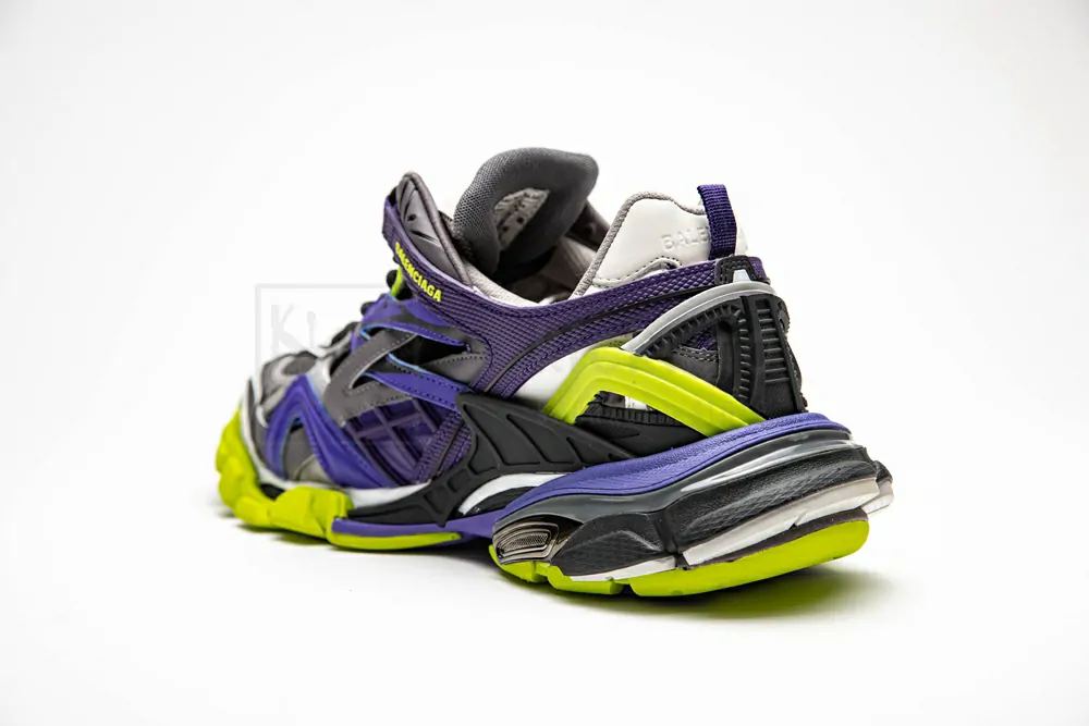 Ba*len*cia*ga track 2 trainer purple yellow 568615 w2gn3 5164