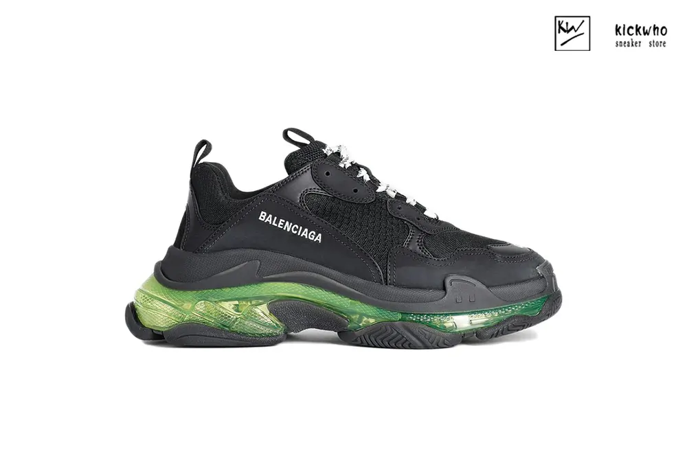 Ba*len*cia*ga triple s trainer black green