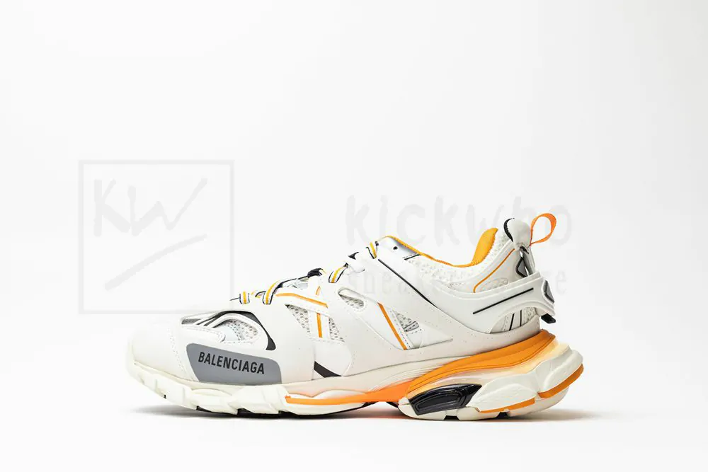 Ba*len*cia*ga track trainer "black grey orange" with led
