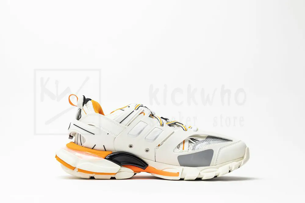 Ba*len*cia*ga track trainer "black grey orange" with led