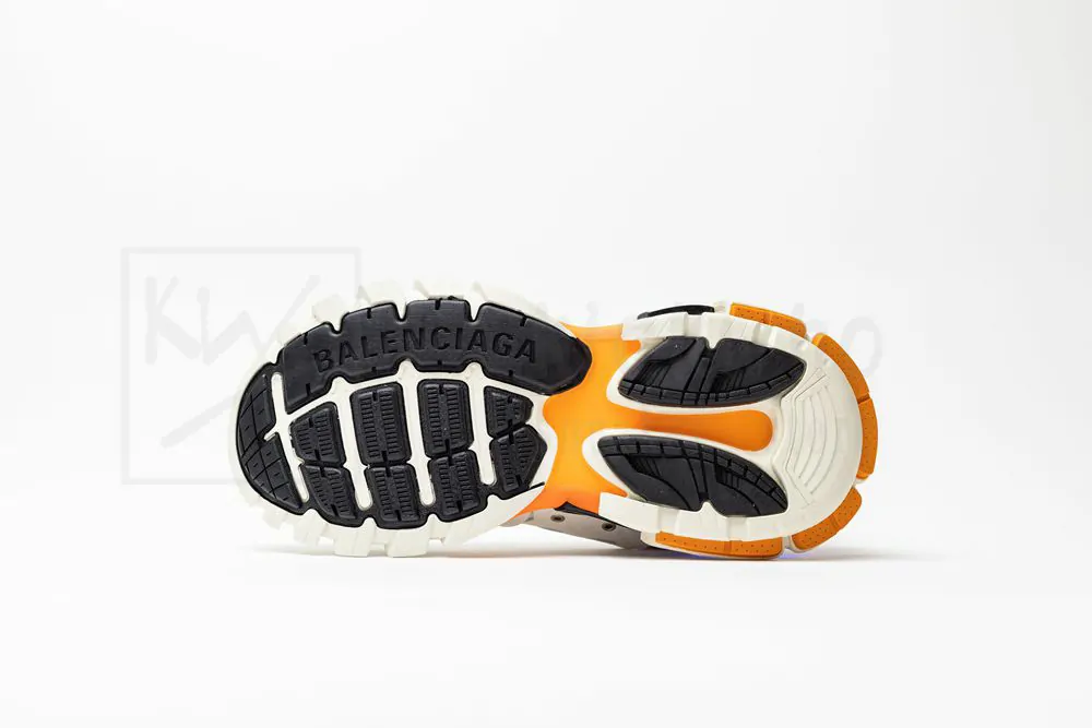Ba*len*cia*ga track trainer "black grey orange" with led